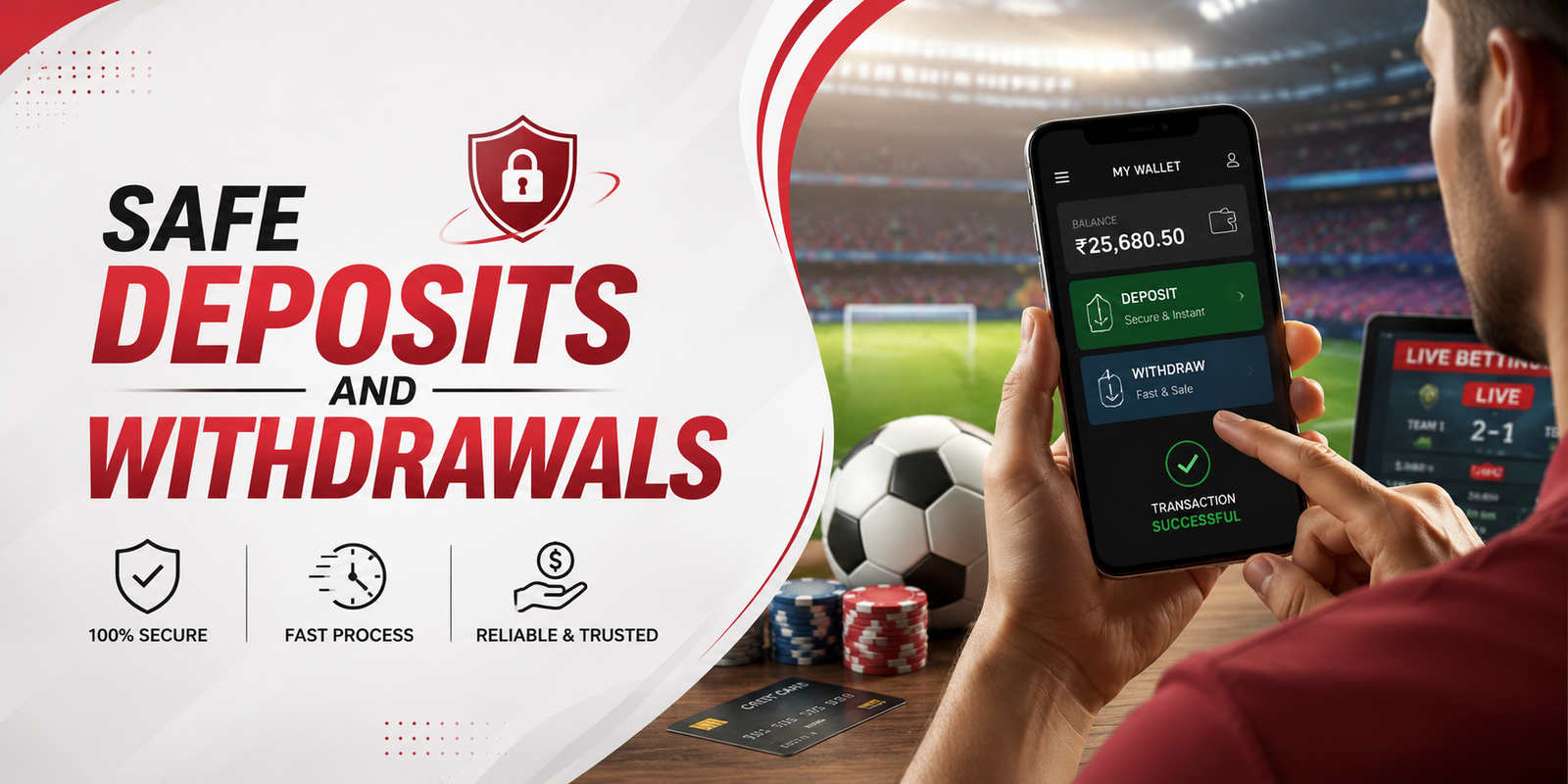 Safe Betting Transactions and Dashboard